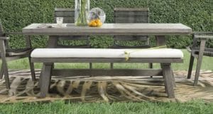 Adones Bench with dining furniture