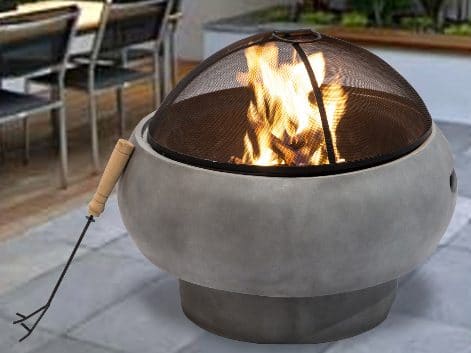 Peaktop concrete fire pit