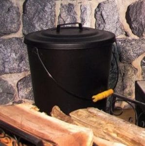 Pleasant Hearth Ash bucket with lid