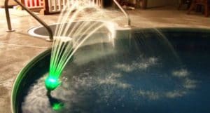 Pool fountain lights