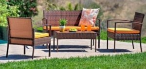 Outdoor Conversation Sets-THY-HOM TeaSet conversation set