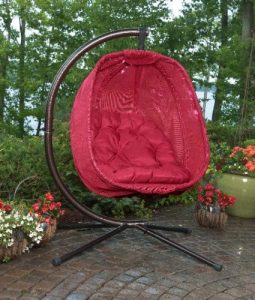 Flowerhouse Hanging Egg Outdoor Patio Furniture Chairs With Stand