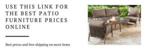 Patio Furniture with Love Seat and Table
