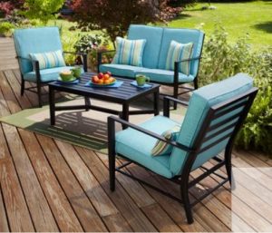 Mainstays Rockview Patio Furniture with Love Seat