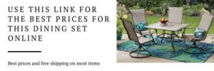 Mainstays Westmont Hills Dining set