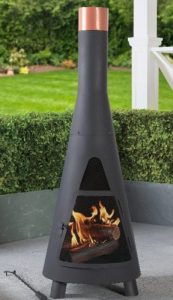 Chiminea Outdoor Fireplace-Modern Chiminea Outdoor Fireplace