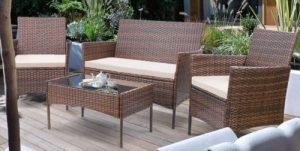 Walnew Outdoor Wicker Patio Furniture set