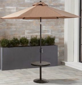 Hanover round tabletop Umbrella Stand Side Table