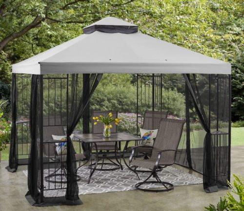 Mainstays Easy Assembly Garden Gazebo with Canopy 10×10