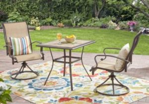 Sling Patio Furniture Sets-Mainstays Wesley Creek bistro set