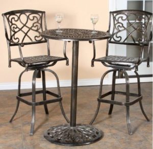 Pismo Bar Height Bistro Sets for Outdoor