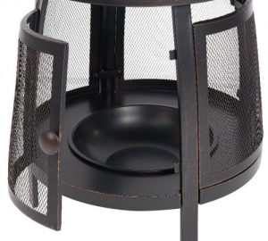 Chiminea Outdoor Fireplace-Mainstays chiminea fire bowl and door