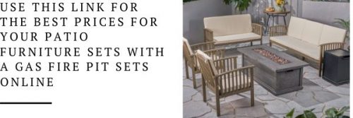 Patio Furniture Sets with a Gas Fire Pit