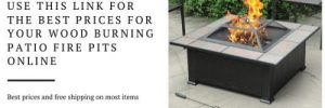 Wood Burning Patio Fire Pits
