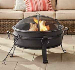 Patio Fire Pit Designs-BH&G round with a bowl cover