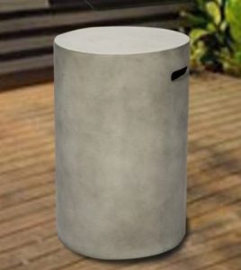 Peaktop round tank storage table
