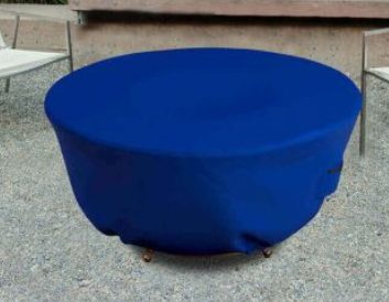 fire pit cover blue