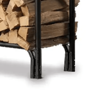 Firewood Rack with Cover-Leg details of a wood rack