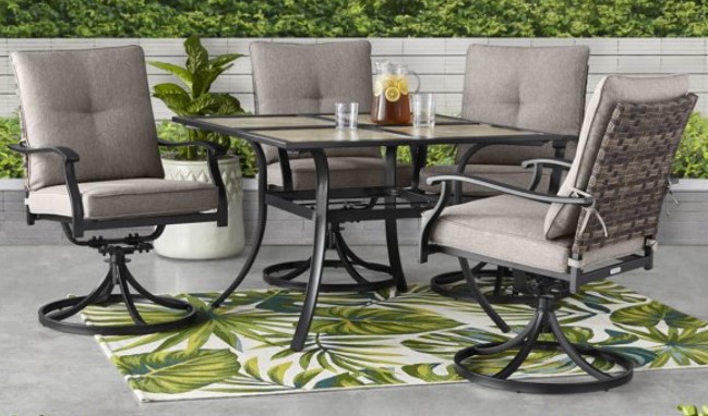 Better Homes & Gardens Elmdale Dining Patio Furniture with Cushions Review