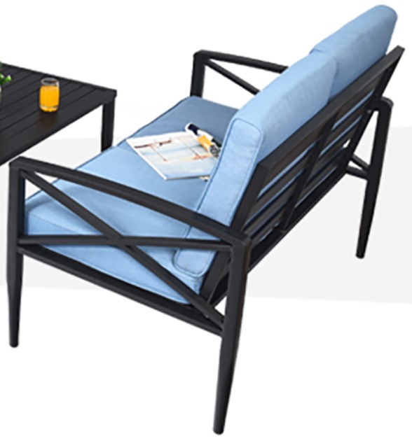 Patio Furniture with Cushions-Goplus  love seat