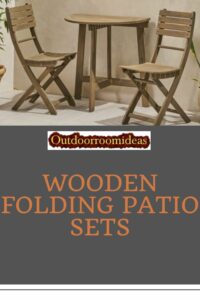 Wooden Folding Patio Sets