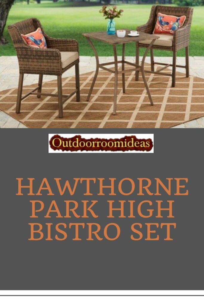 Hawthorne Park high bistro set