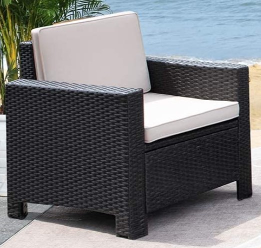 All Weather Wicker Patio Furniture-Vineego chair details