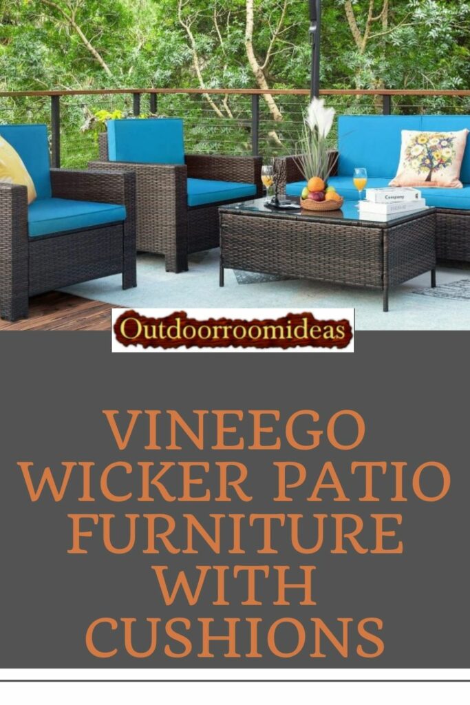 Vineego wicker patio furniture