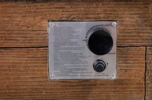 Modern Depo fire pit control panel