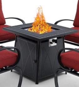 Patio Seating Sets with Fire Pit - MF Studio gas fire pit