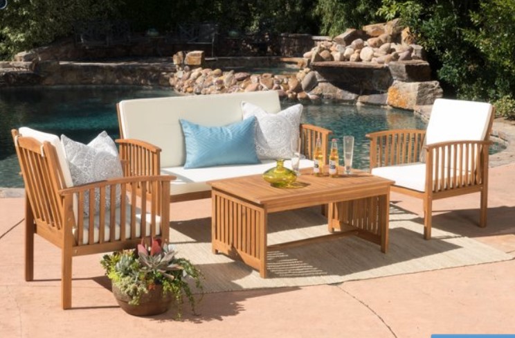 Small Wooden Patio Sets-Sparks conversation set