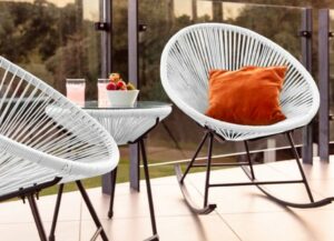 Best Choice Products Woven Rope Acapulco Bistro with Rocking chairs