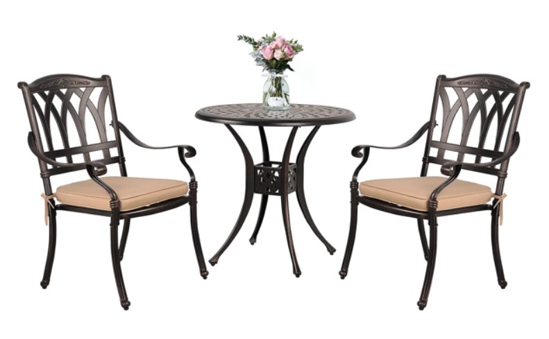 Bistro Sets with Umbrella Hole in Table