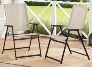Mainstays Greyson Square Sling Folding Chairs