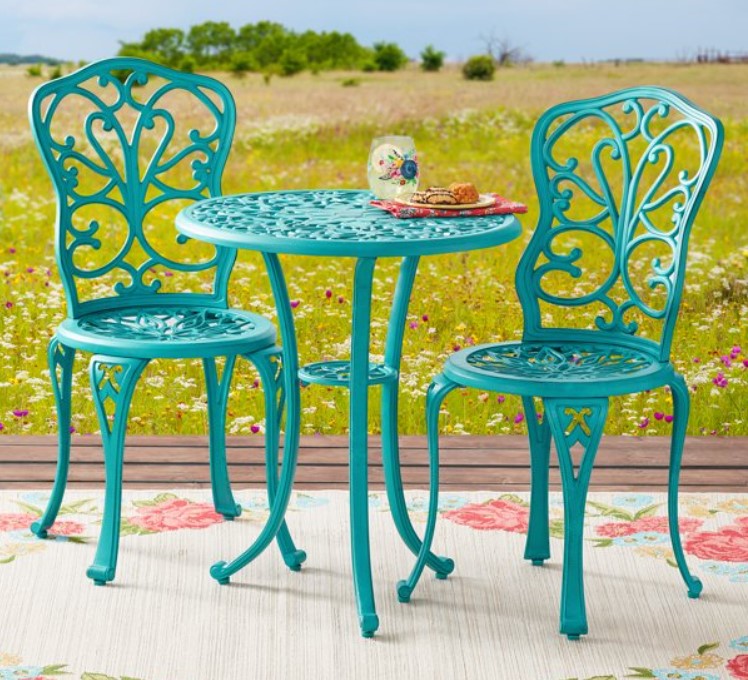 The Pioneer Woman Goldie Garden Bistro Set