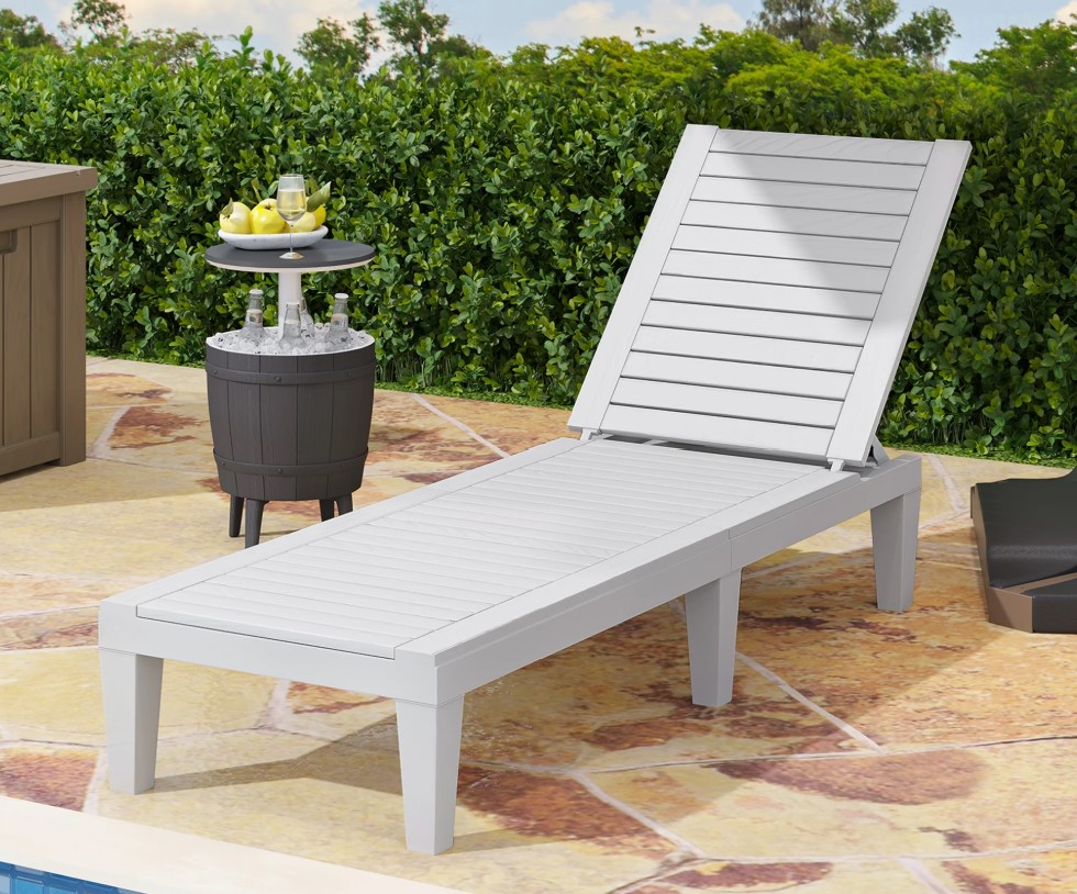 Dextrus lightweight patio lounge chair