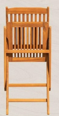 Exlonjet bistro set folded chair