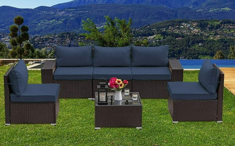 Gotland 6 piece sectional furniture set
