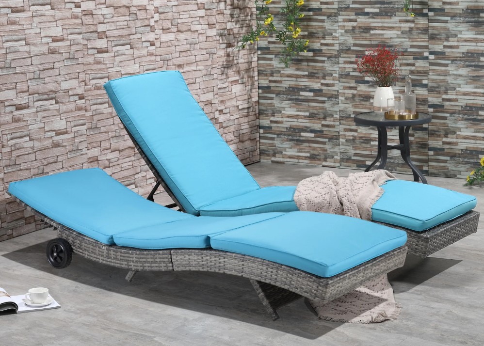 Outsunny patio chaise lounge