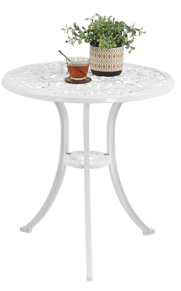 Renwick bistro set table in white