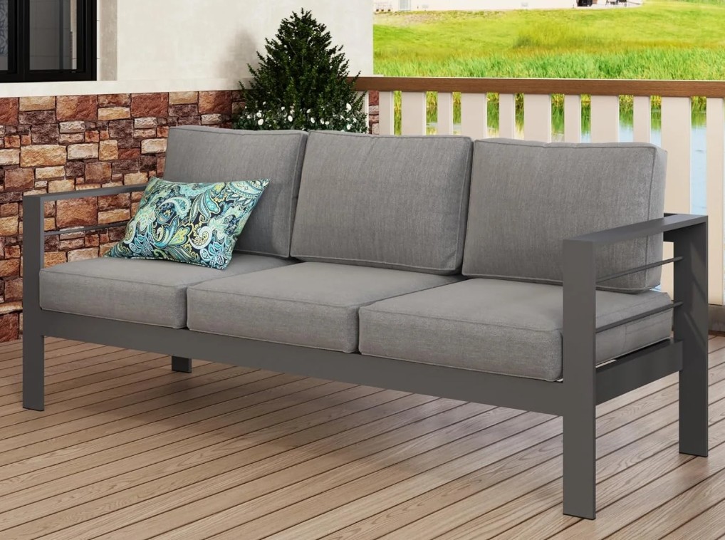 Superjoe 3 seat patio sofa