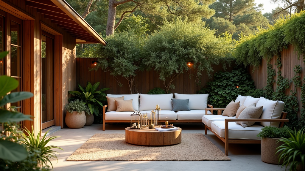 Cozy Outdoor Living Room Accessories