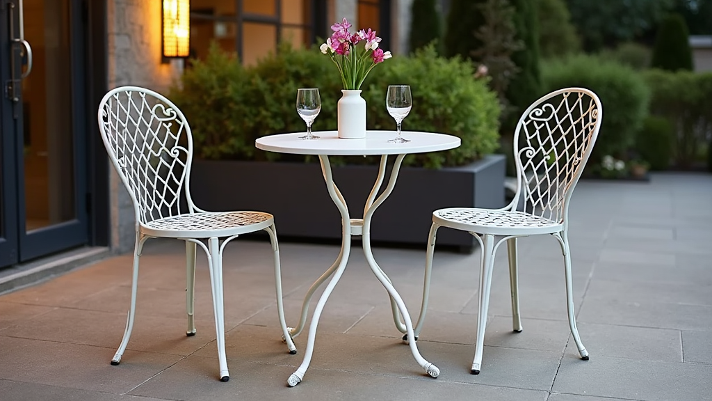Outdoor Metal Bistro Set