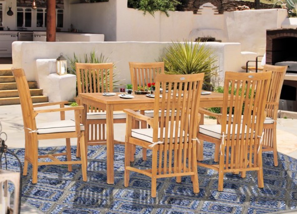 Balero teak wood dining set