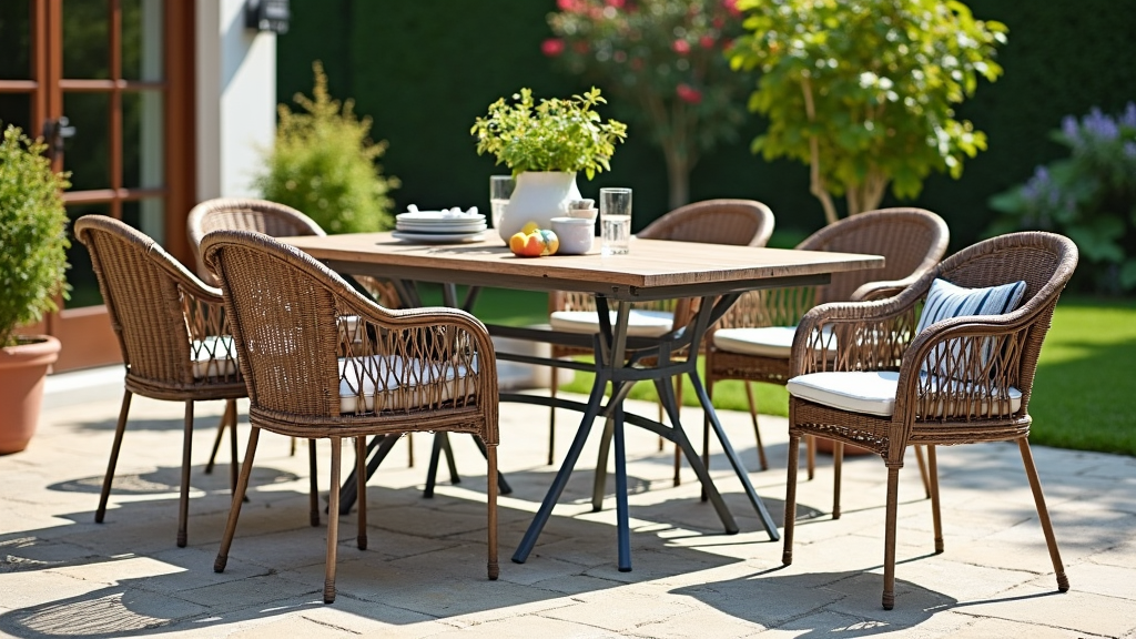 Patio dining set materials