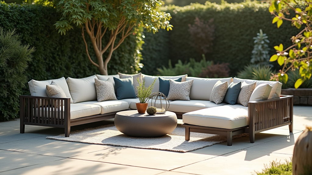 Placeholder image of an outdoor patio chat set