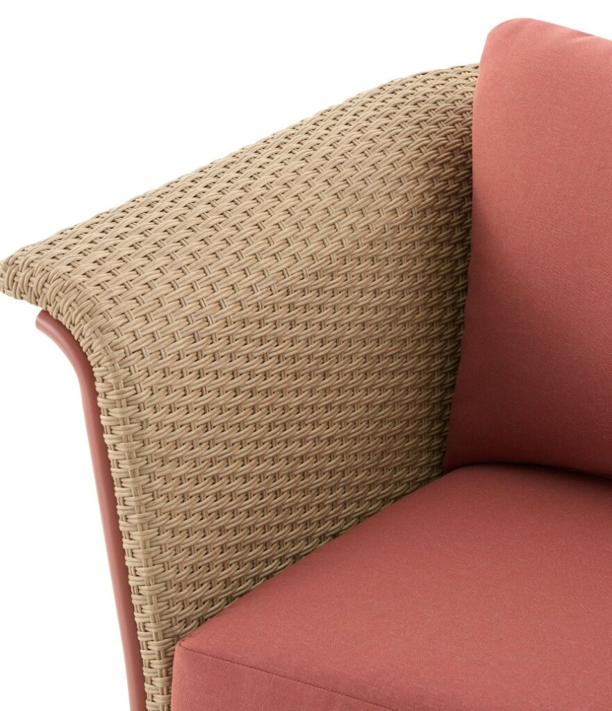 BH&G Trezza chat set chair arm and cushion details