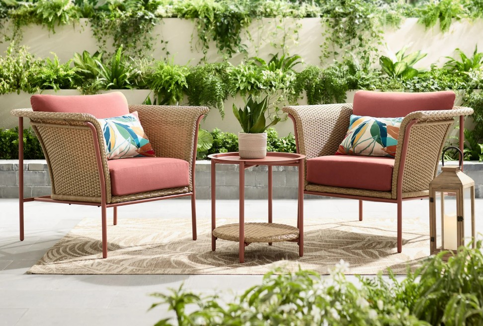 Better Homes and Gardens Trezza wicker bistro set