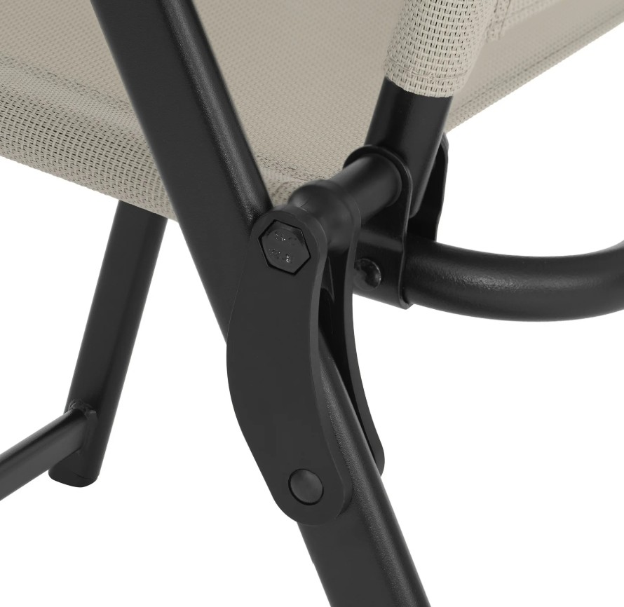 Mainstays Albany Lane bistro set chair hinge details