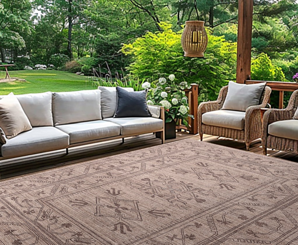 Coscosity 8 X 10 Jute Outdoor Rug